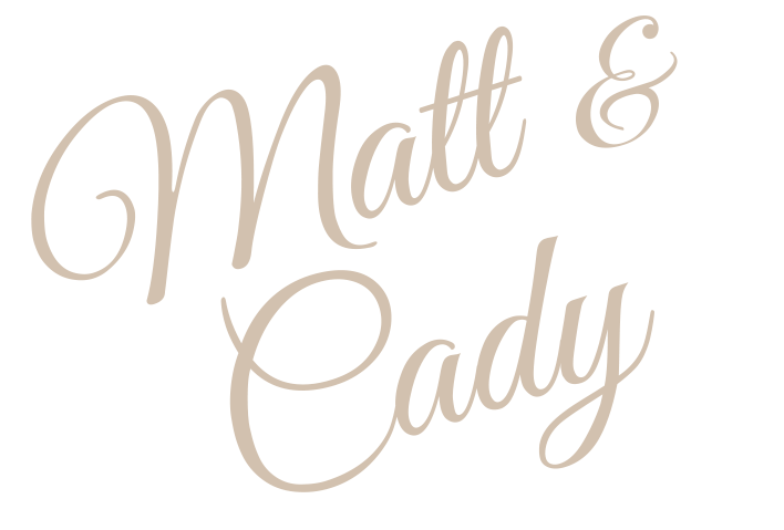 Matt and Cady Website Logo